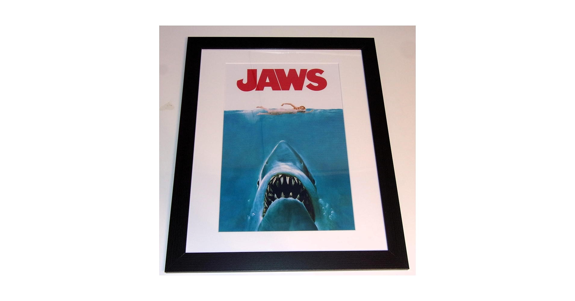 Amazon.com: Framed JAWS 50th Anniversary Theatrical Classic